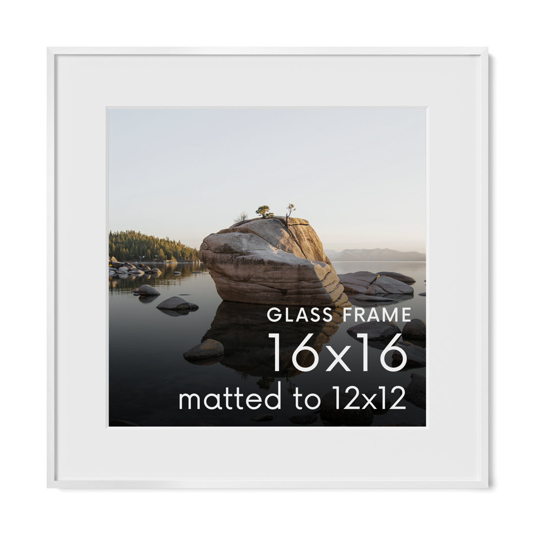 Metal Picture Frame with Glass Haus and Hues 