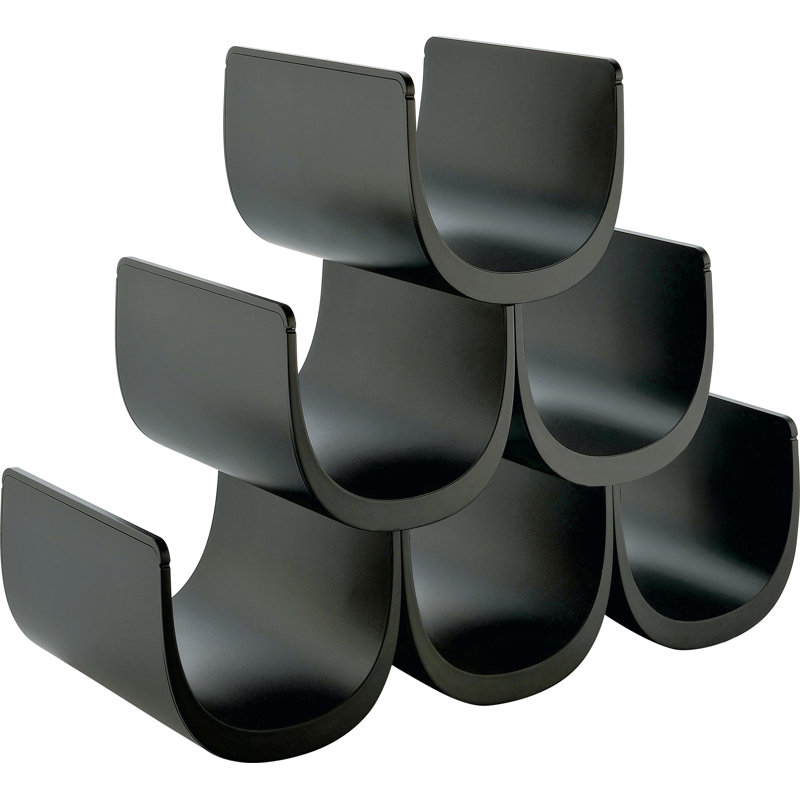 Noè Tabletop Wine Bottle Rack, Black
