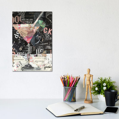 Pink Martini by Jamie Pavlich-Walker - Wrapped Canvas Painting