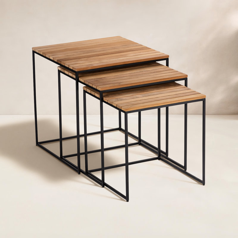 Chaise d'appoint en teck Sasha