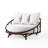 Corbridge 37'' Wide Curved Bamboo Patio Daybed with Cushions-1933603290