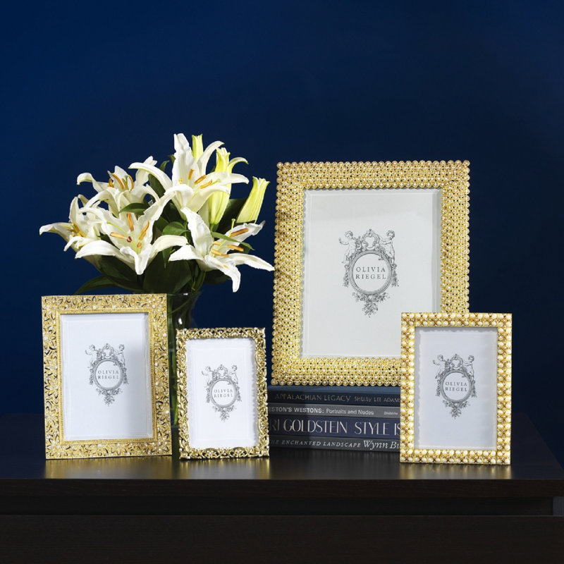 Windsor Metal Picture Frame, 8" x 10", Gold