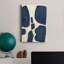 Pièces bleues II - peinture sur toile tendue-888709531