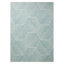 Tapis d'extérieur bleu / crème NICOLE MILLER New York