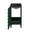 Meuble-lavabo autoportant 18 po Cascade en chêne vert avec plateau lavabo Cascade-108958192
