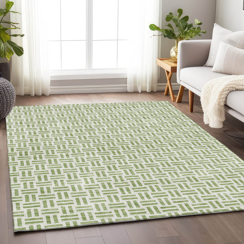 Tapis en aloès Prisco lavable à la machine de qualité supérieure, Rectangle 10 pi x 14 pi