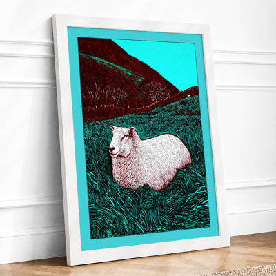 Sheep In Dreamland Modern - Print