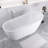 59" x 31" Freestanding Soaking Acrylic Bathtub