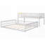 Simple TG sur un grand lit avec échelle et garde-corps - aucun sommier nécessaire, robuste et amp; Durable!-684728373-684728331