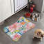Tartan Petals - Tapis d'alimentation en os 1 pièce-101344454