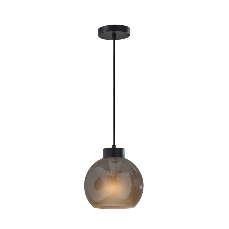 Atticus Pendant, Black, Matte Black