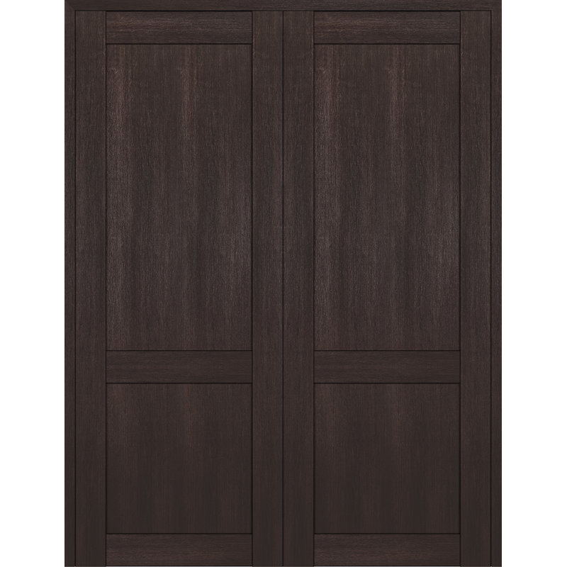 Porte standard à panneaux en bois préfinie, Chêne, 29,75 po x 83,23 po