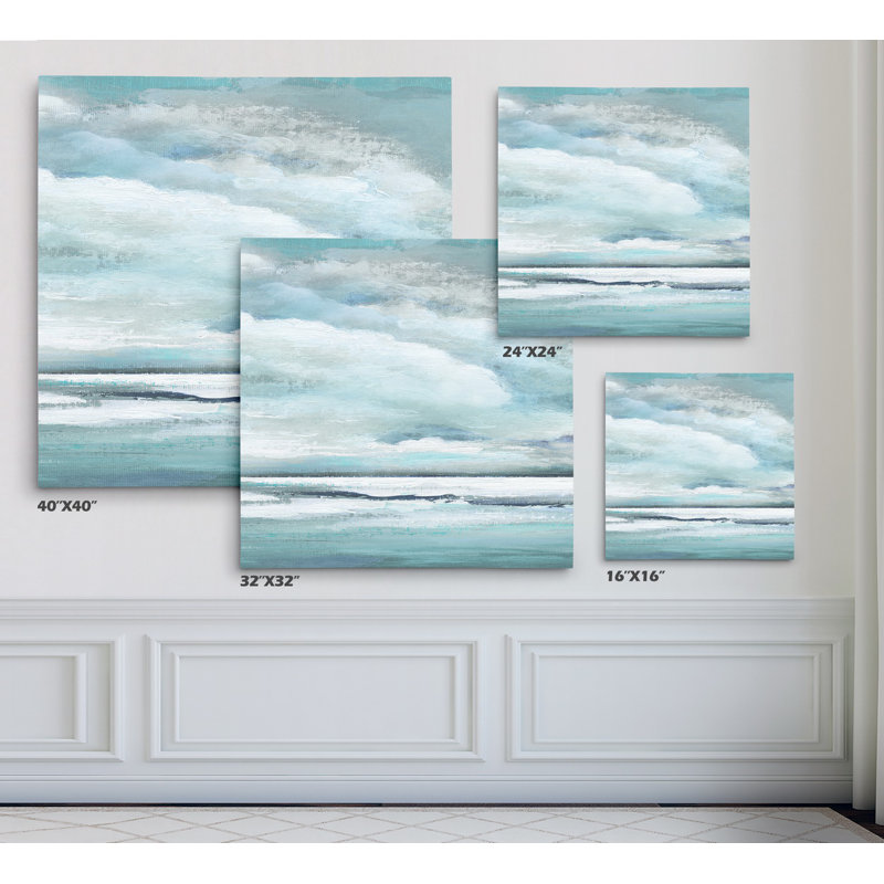 " Billowing Clouds II ", 32" H x 32" W x 1.5" D, Wrapped Canvas