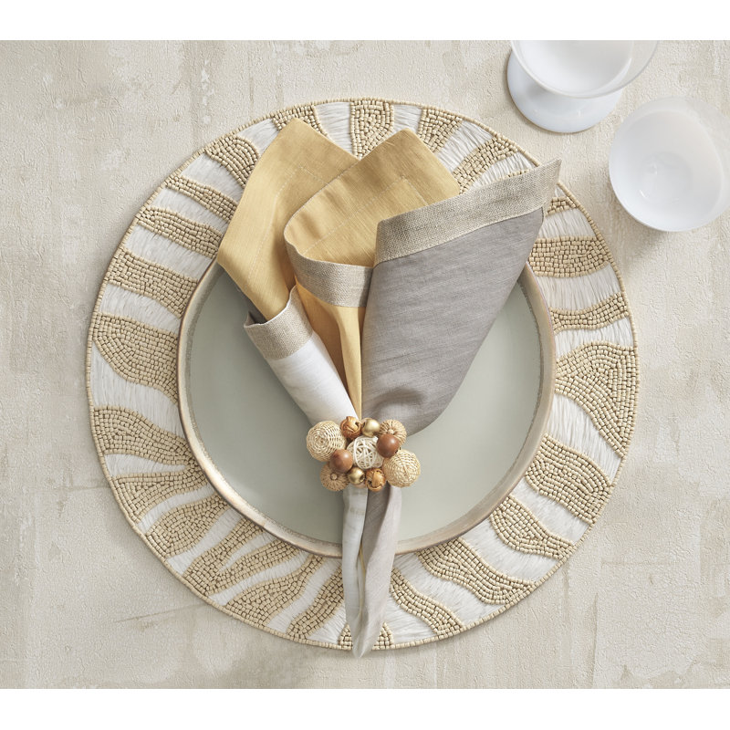 Java Napkin Ring, Natural/Brown