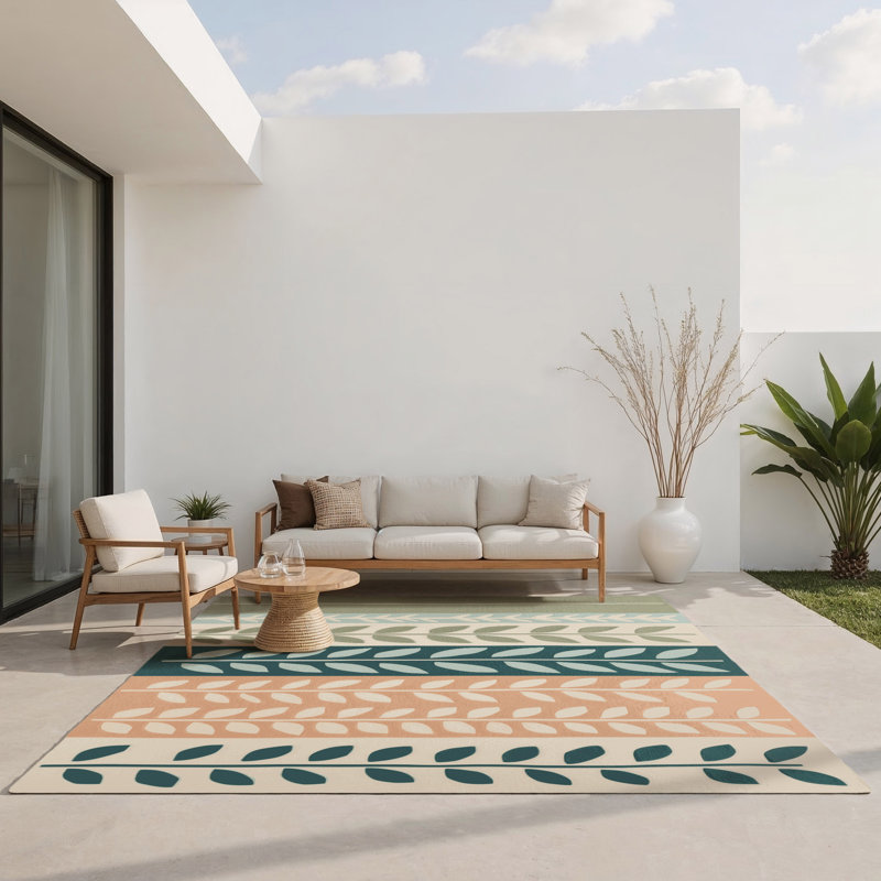 Pine Haven Indoor And Outdoor Area Rug, Rectangle 4' x 6'