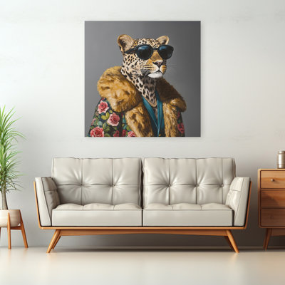Art mural contemporain argent