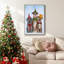 Christmas Party Mutts, toile tendue avec châssis-981849569-981849572