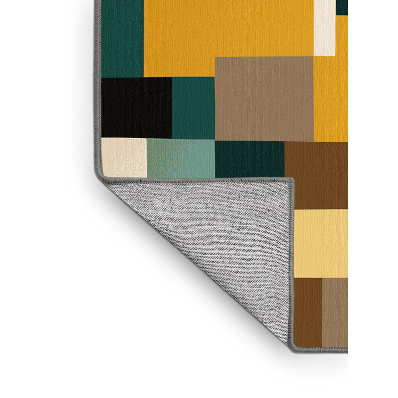 Tapis fabriqué en canyon, Rond 3 pi