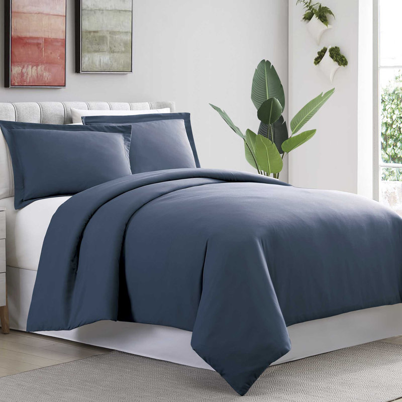  Ensemble de housse de couette réversible Ultra-Plush, Housse de couette très grand et 2 très grandes t, Taupe