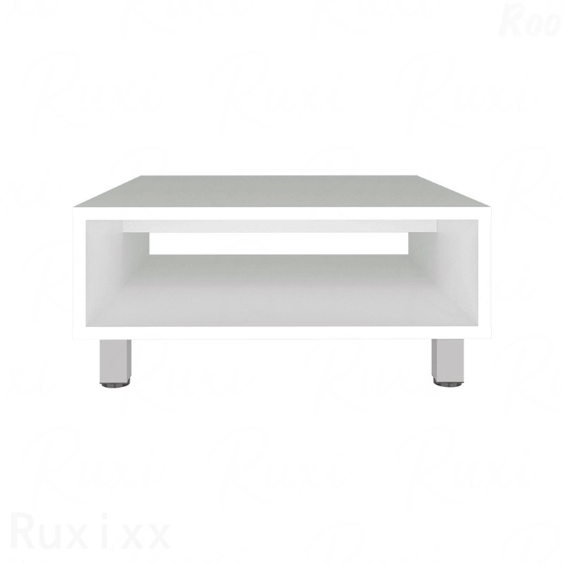 Table basse Burley, Blanc