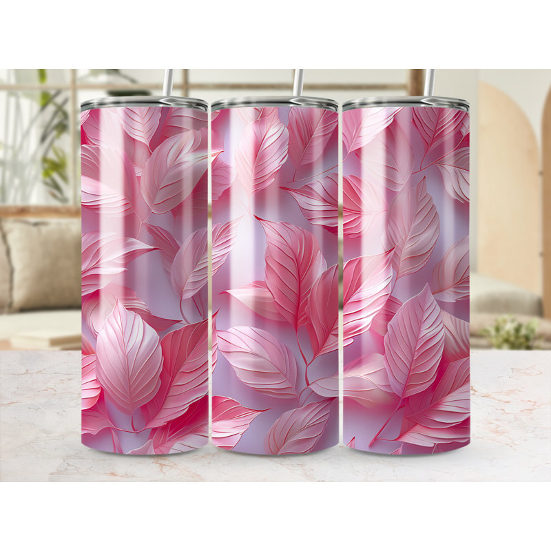 Choose Handmade Tumblers 591ml Vacuum Insulated Stainless Steel (18/8) Travel Tumbler with Straw
