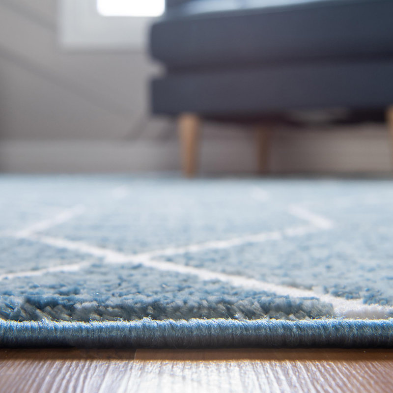 Eshin Geometric Indoor Rug, Square 5'3"