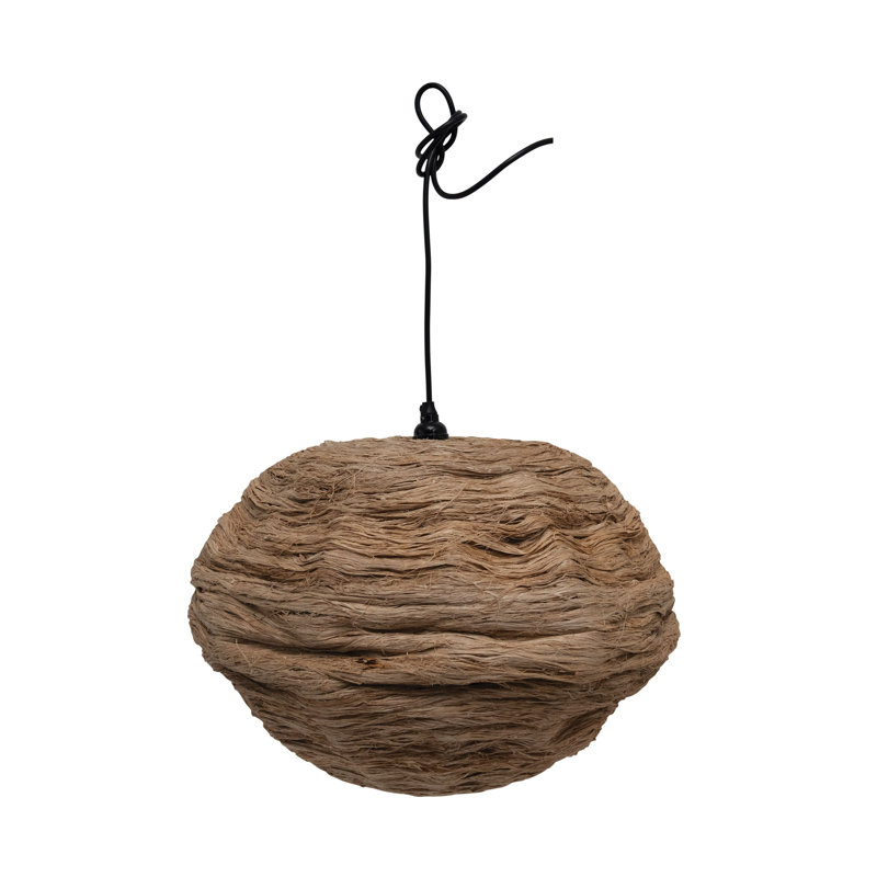 Plafonnier pliable en fibre de banane biologique