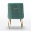 Chaise d'appoint en velours capitonné de 22 po Baudel-957097254-879591365