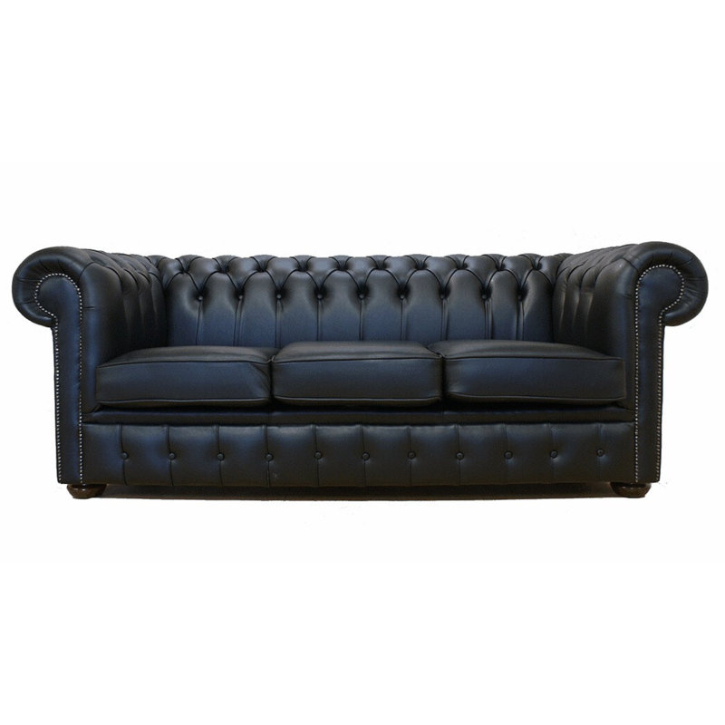 3 Seater Sofa, Shelly Black