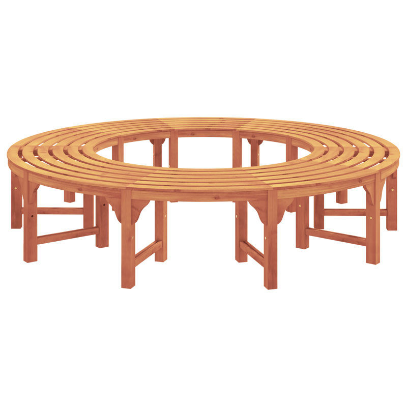  Outdoor Tree Bench 200 Cm Solid Wood Eucalyptus