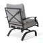Chaise berçante d'extérieur en métal