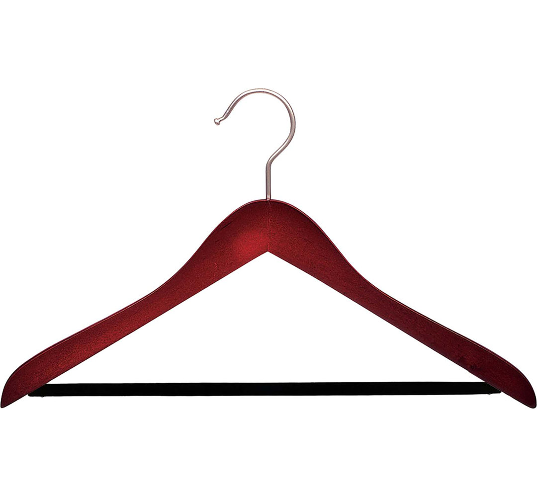 Yearby Wood Non-Slip Standard Hanger Rebrilliant 