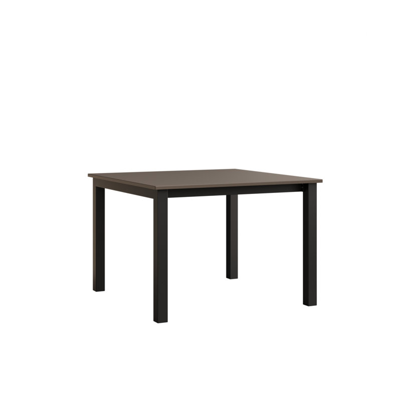 Table de salle à manger extensible Berlin Berkley, Argile, Noir mat