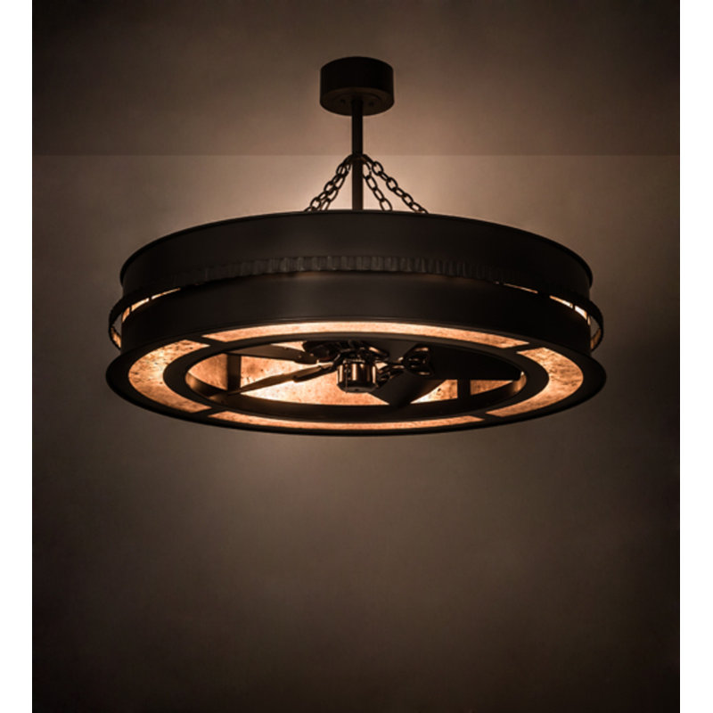 Golden Forge Downrod Ceiling Fan