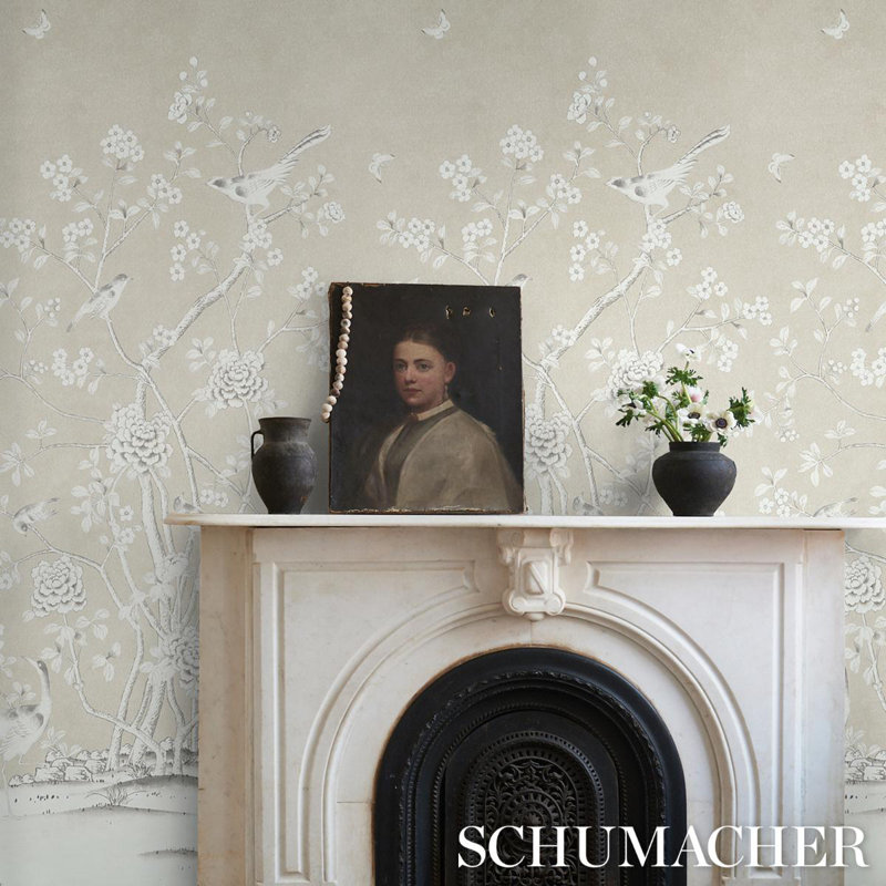 Schumacher x Mary McDonald Chinois Palais Panel, Stone