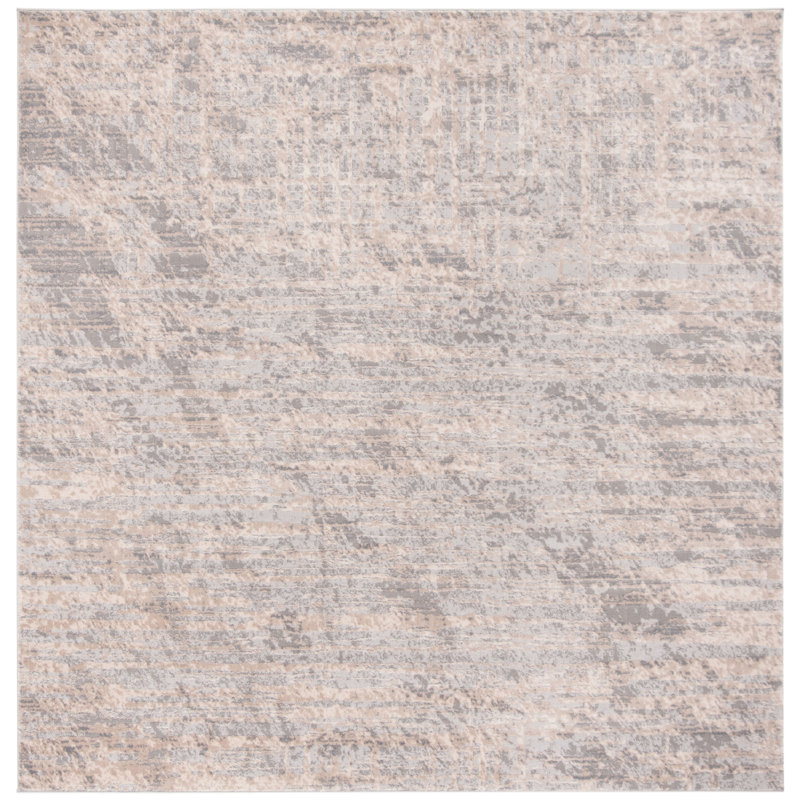 Keyra Performance Abstract Rug, Square 6'7"