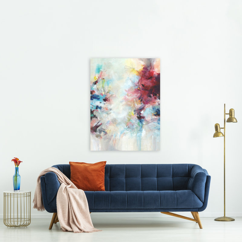 Amoureux À Paris Print by Guseul Park, Image Brush Gel, 62" H x 47" W