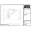 Hammer & Tongs - Notched Scroll Iron Shelf Bracket - D105mm - Black