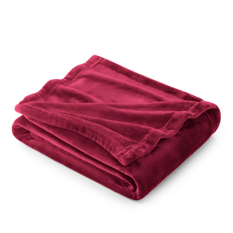Bedsure Fitted Sheet Deep - Bed Sheets Extra Deep Pocket made of Soft Brushed Microfiber for Bed, Burgundy, 150cm x 130cm