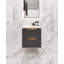 Jemari 600mm Single Bathroom Vanity with Drop In Solid Surface Basin
