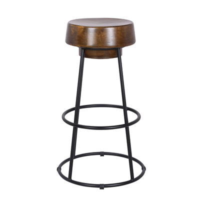 Counter Stool with Metal Frame