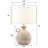 Maryclare 24" Farmhouse Resin Table Lamp 3-Way Dimmable USB Port for Bedroom Living Room-1278209481