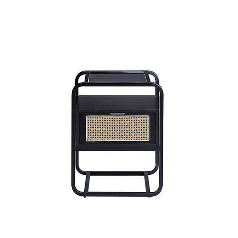 Colson Black Finish Accent Table