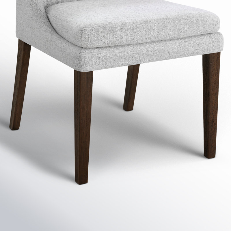 Chaise d'appoint rembourrée Niara, Nathan gris chiné