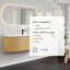 Meuble-lavabo simple 55 po Haven
