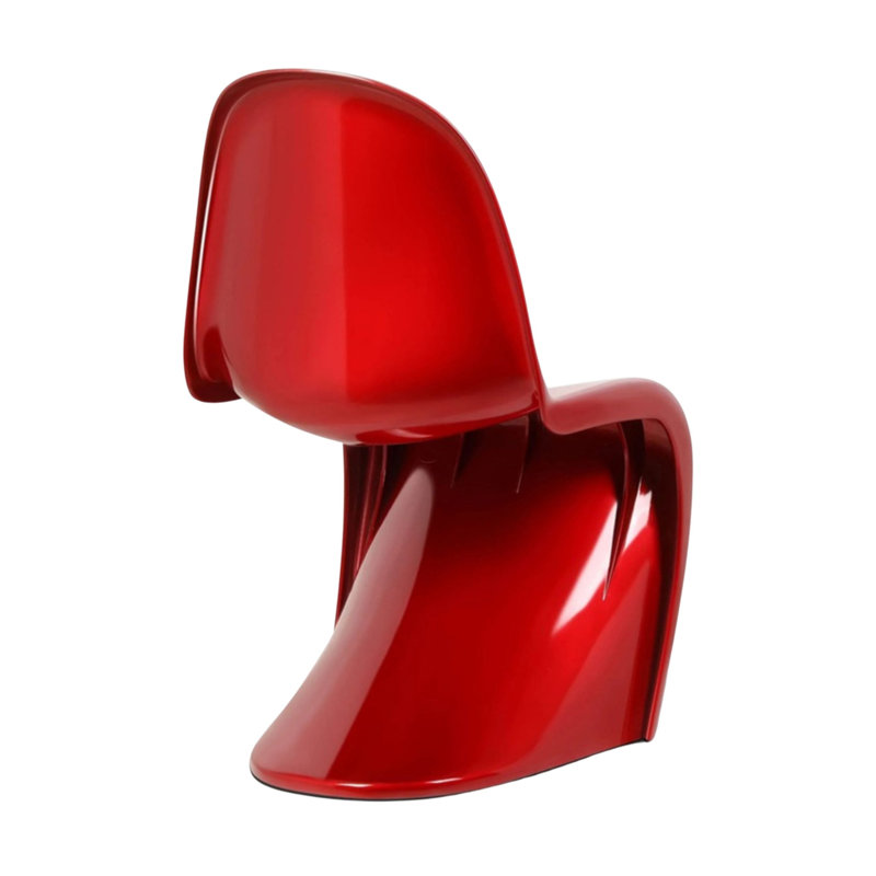 Modholic Wave Chair, Red Glossy, Red