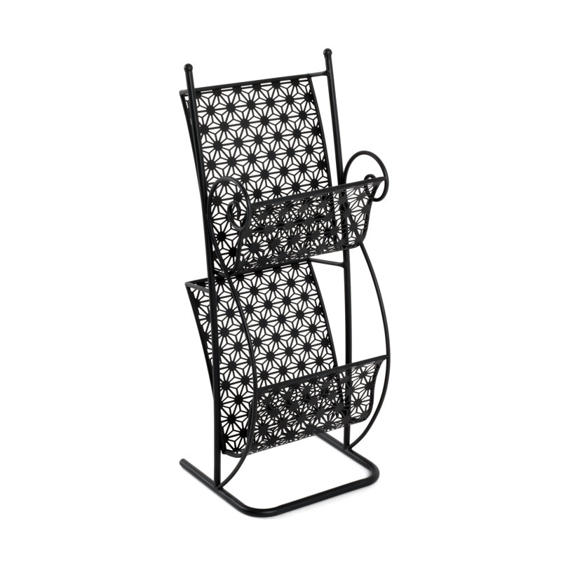 Arline Metal Free Standing Magazine Rack