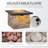 Outsunny 32 Inch Outdoor Propane Gas Fire Pit Table