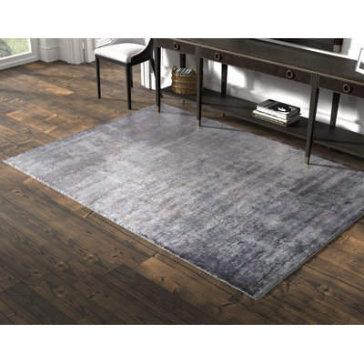 Tapis bleu ardoise Billy-James