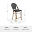 Tabourets de bar bistro Martha Stewart-109713865-109713867